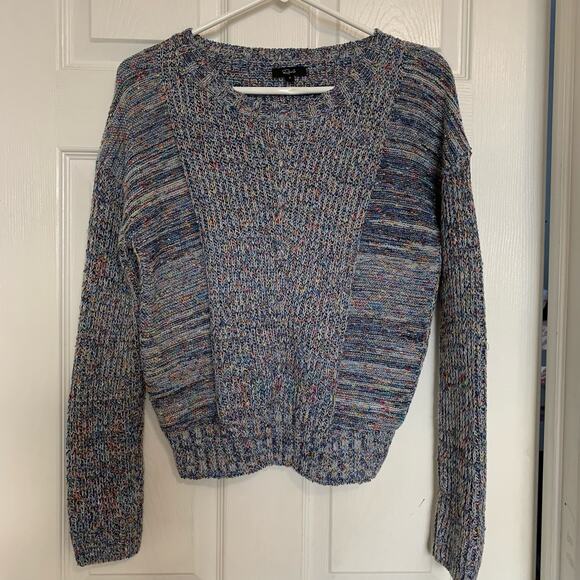 Rails Elsa speckled blue crewneck sweater - Picture 1 of 9